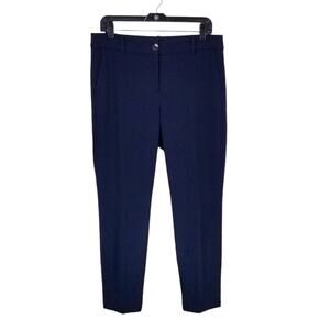 J. Crew Women's Navy Blue Ankle Career Dress Pants Size 10